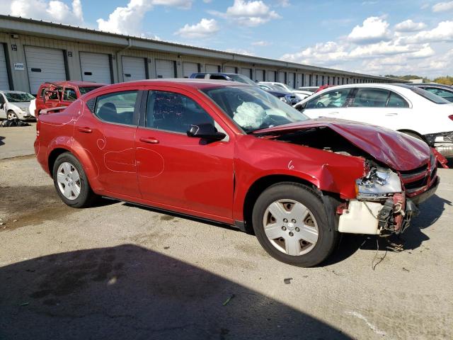 1B3CC4FB3AN230772 - 2010 DODGE AVENGER SXT RED photo 4