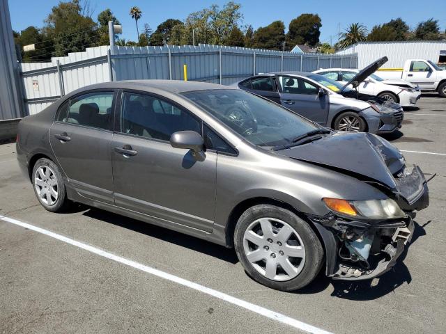 2HGFA16597H508460 - 2007 HONDA CIVIC LX GRAY photo 4