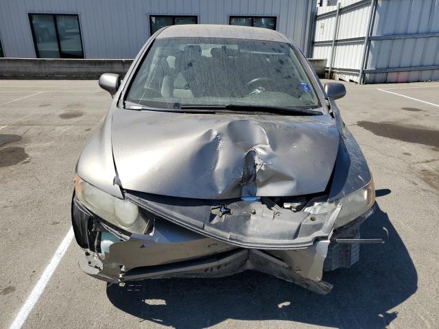 2HGFA16597H508460 - 2007 HONDA CIVIC LX GRAY photo 5