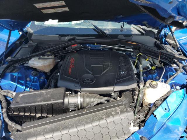 ZARFAECN7J7594807 - 2018 ALFA ROMEO GIULIA TI Mavi fotoğraf 11