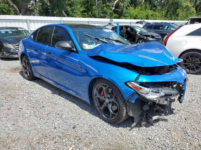 ZARFAECN7J7594807 - 2018 ALFA ROMEO GIULIA TI Mavi fotoğraf 4