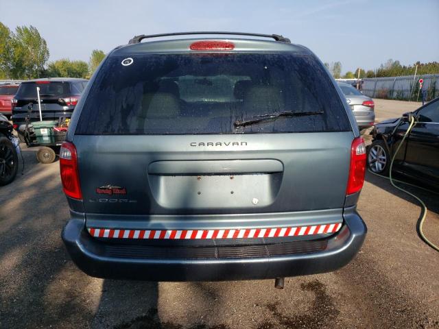 1D4GP25R06B725269 - 2006 DODGE CARAVAN SE TEAL photo 6