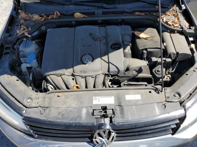 3VWDX7AJ3CM412909 - 2012 VOLKSWAGEN JETTA SE Մոխրագույն լուսանկար 11