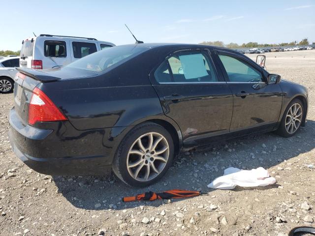 3FAHP0HA2CR191748 - 2012 FORD FUSION SE BLACK photo 3