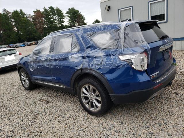 1FMSK8FH9NGB35762 - 2022 FORD EXPLORER LIMITED BLUE photo 2