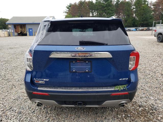 1FMSK8FH9NGB35762 - 2022 FORD EXPLORER LIMITED BLUE photo 6