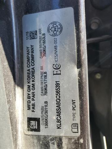 KL8CA6SA8GC565391 - 2016 CHEVROLET SPARK LS GRAY photo 13