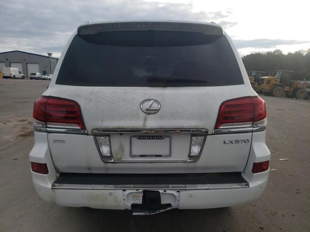 JTJHY7AXXF4178853 - 2015 LEXUS LX 570 WHITE photo 6