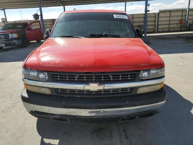 1GCEC14W5YZ247393 - 2000 CHEVROLET SILVERADO C1500 RED photo 5