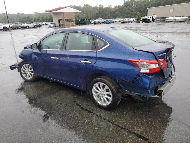 3N1AB7AP1KY291798 - 2019 NISSAN SENTRA S BLUE photo 2