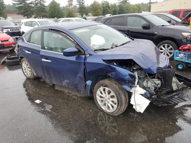 3N1AB7AP1KY291798 - 2019 NISSAN SENTRA S BLUE photo 4