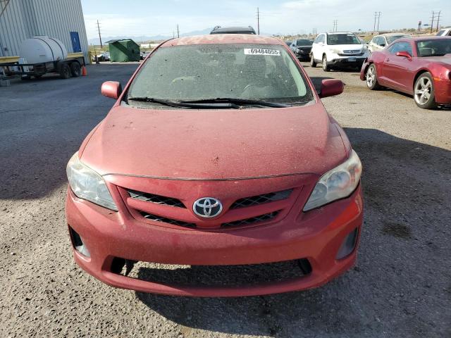 2T1BU4EE2BC674619 - 2011 TOYOTA COROLLA BASE Կարմիր լուսանկար 5