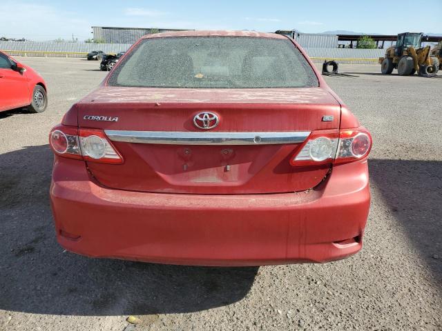 2T1BU4EE2BC674619 - 2011 TOYOTA COROLLA BASE Կարմիր լուսանկար 6