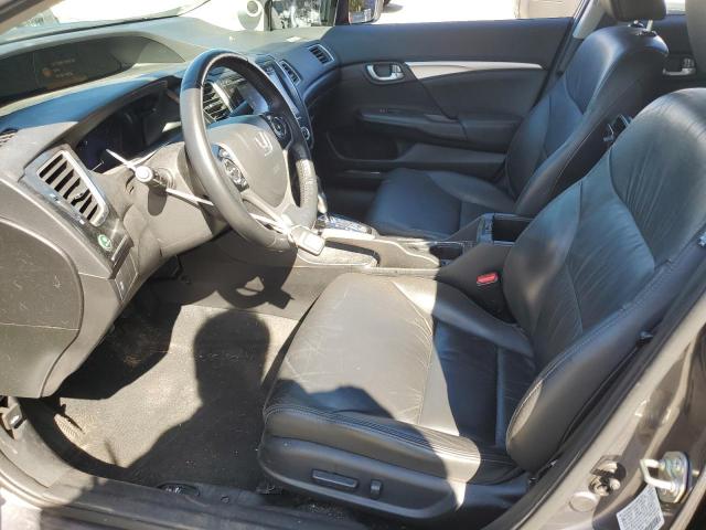 2HGFB2F92FH532443 - 2015 HONDA CIVIC EXL GRAY photo 7