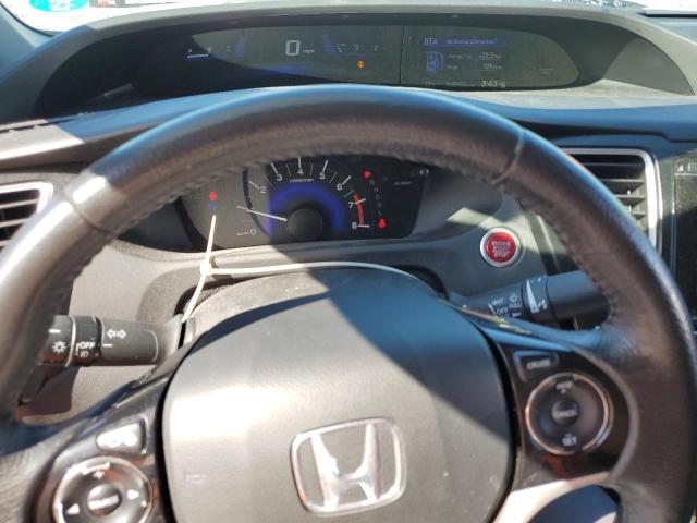 2HGFB2F92FH532443 - 2015 HONDA CIVIC EXL GRAY photo 9