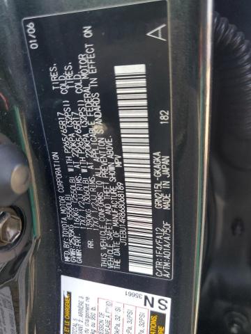 JTEBU14R868068189 - 2006 TOYOTA 4RUNNER SR5 BLACK photo 13