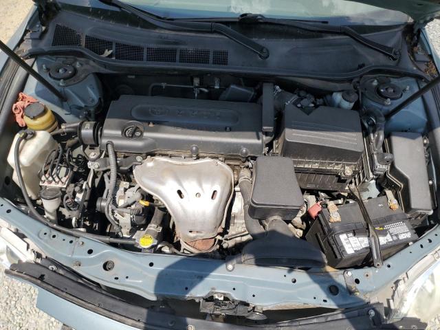 4T1BE46K97U584939 - 2007 TOYOTA CAMRY CE GREEN photo 11