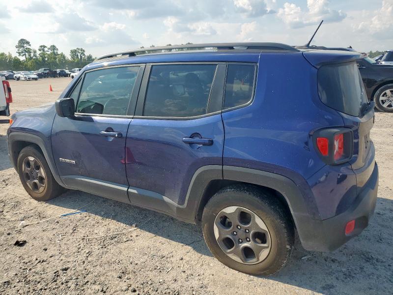 ZACCJAAB8HPF69961 - 2017 JEEP RENEGADE SPORT Көк фото 2