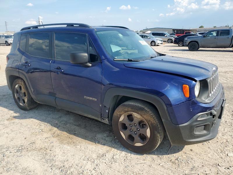 ZACCJAAB8HPF69961 - 2017 JEEP RENEGADE SPORT Көк фото 4