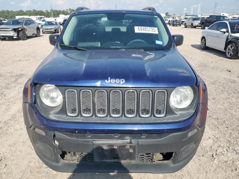 ZACCJAAB8HPF69961 - 2017 JEEP RENEGADE SPORT Көк фото 5