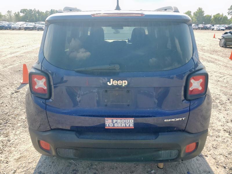ZACCJAAB8HPF69961 - 2017 JEEP RENEGADE SPORT Көк фото 6