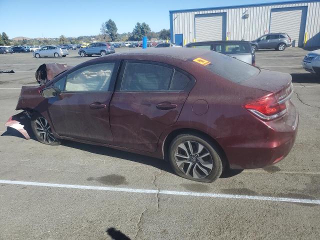 19XFB2F8XDE274719 - 2013 HONDA CIVIC EX Bordo foto 2