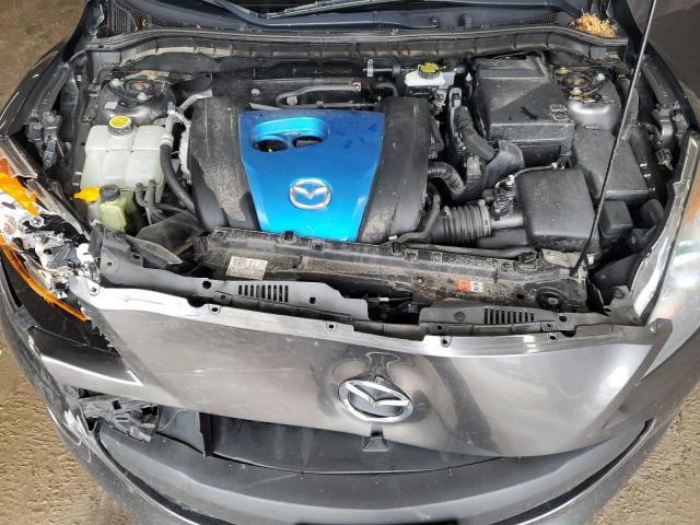 JM1BL1W74D1791420 - 2013 MAZDA 3 I GRAY photo 11