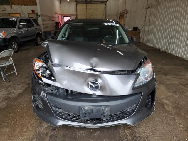 JM1BL1W74D1791420 - 2013 MAZDA 3 I GRAY photo 5