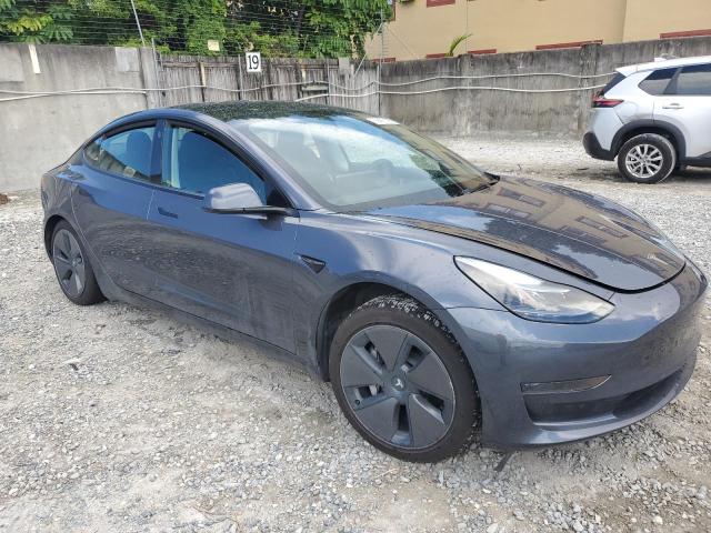5YJ3E1EAXPF676795 - 2023 TESLA MODEL 3 GRAY photo 4