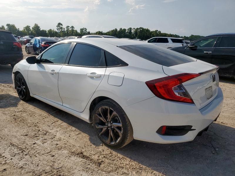 19XFC2F8XLE018723 - 2020 HONDA CIVIC SPORT WHITE photo 2