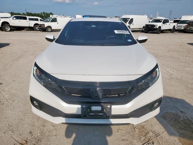 19XFC2F8XLE018723 - 2020 HONDA CIVIC SPORT WHITE photo 5