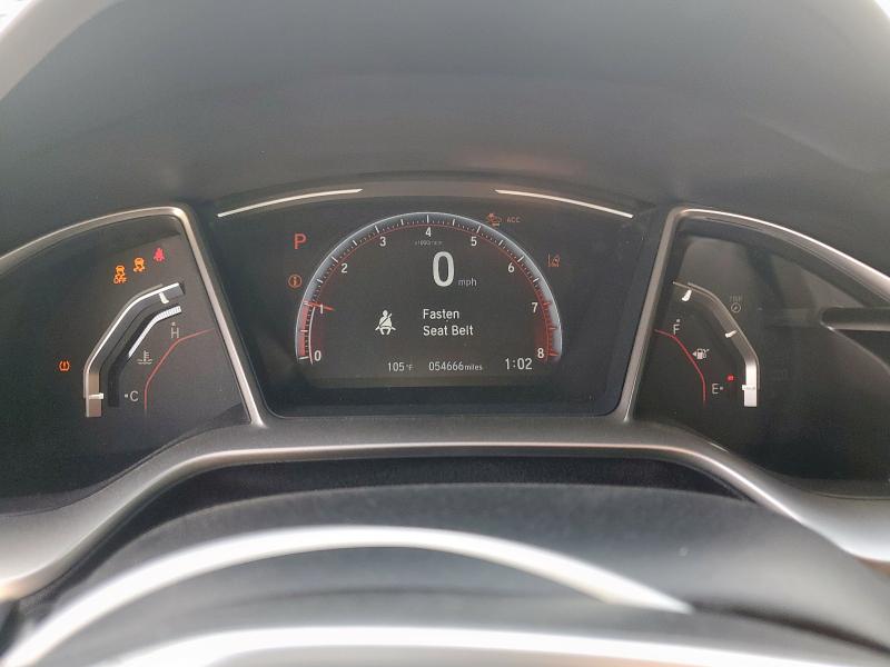 19XFC2F8XLE018723 - 2020 HONDA CIVIC SPORT WHITE photo 9