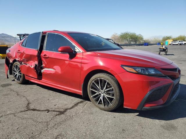 4T1G11AK3NU015198 - 2022 TOYOTA CAMRY SE 红色 照片 4