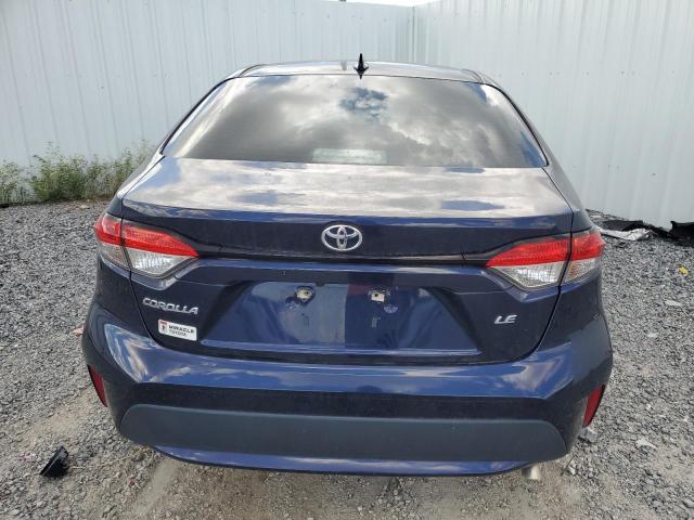 5YFEPMAEXNP344211 - 2022 TOYOTA COROLLA LE BLUE photo 6