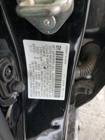 2HGFC2F81KH580787 - 2019 HONDA CIVIC SPORT Siyah fotoğraf 12