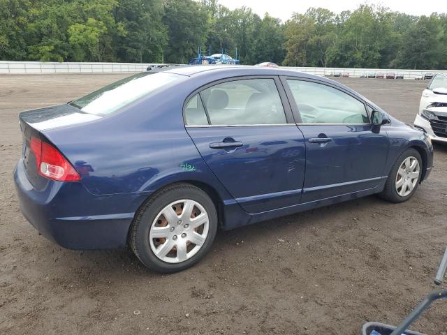 1HGFA16546L086616 - 2006 HONDA CIVIC LX BLUE photo 3