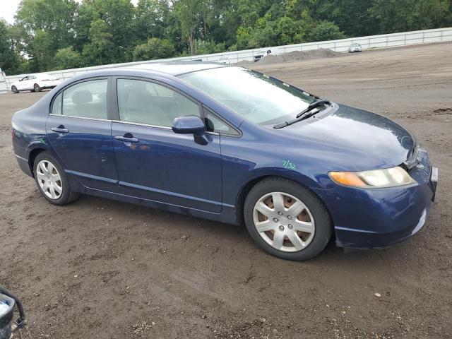 1HGFA16546L086616 - 2006 HONDA CIVIC LX BLUE photo 4