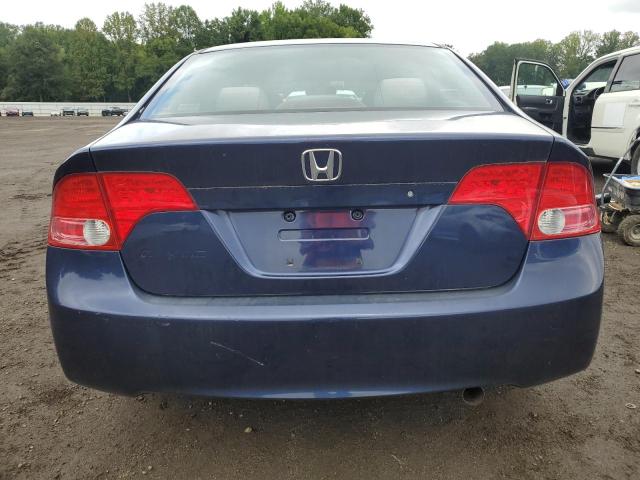 1HGFA16546L086616 - 2006 HONDA CIVIC LX BLUE photo 6