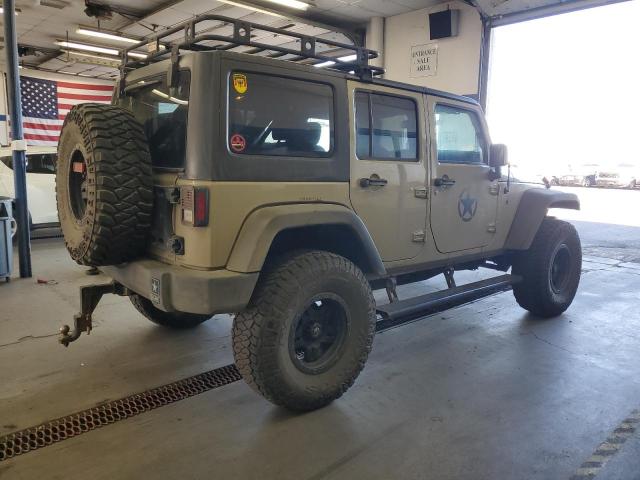 1C4BJWDG0HL733059 - 2017 JEEP WRANGLER U SPORT TAN photo 3