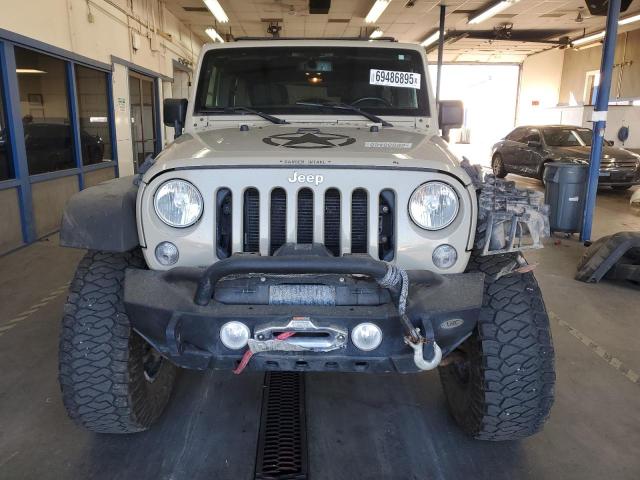 1C4BJWDG0HL733059 - 2017 JEEP WRANGLER U SPORT TAN photo 5