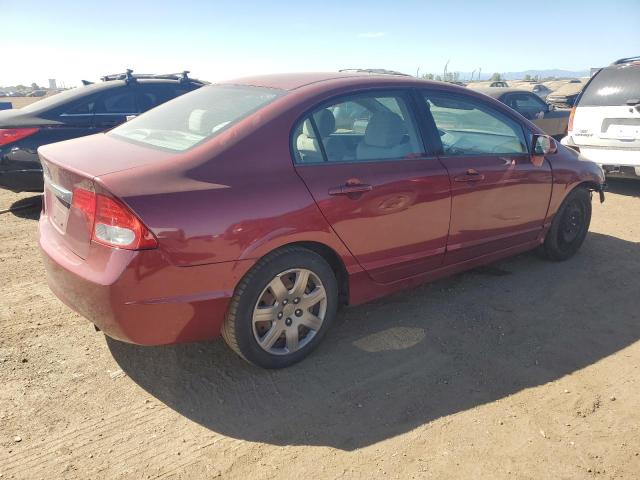 2HGFA16569H355460 - 2009 HONDA CIVIC LX BURGUNDY photo 3