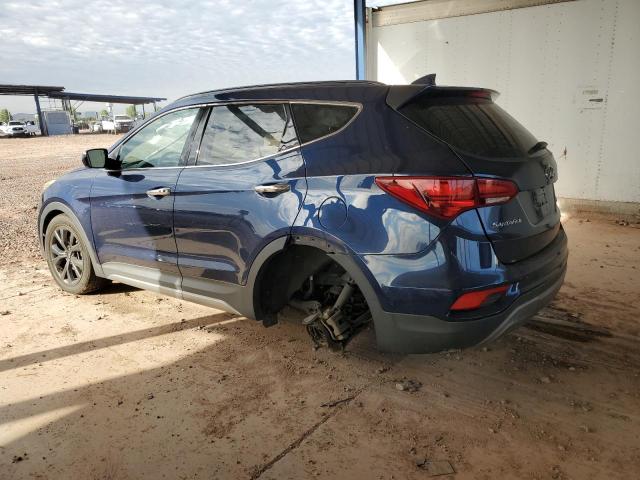 5XYZW4LA7JG563141 - 2018 HYUNDAI SANTA FE S ლურჯი ფოტო 2