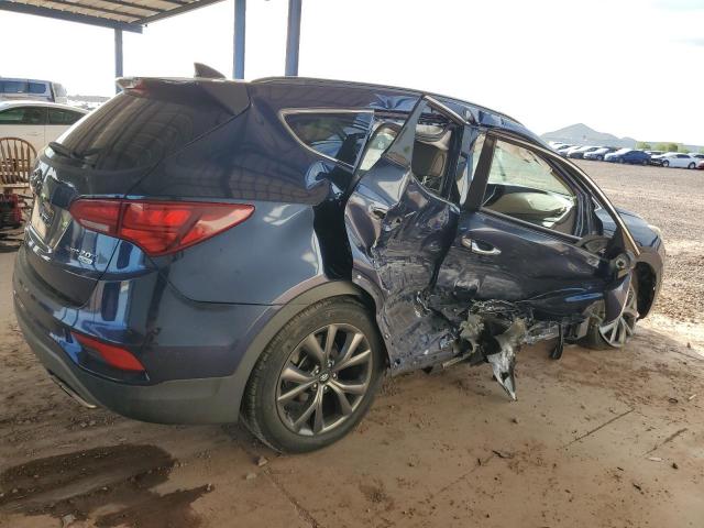 5XYZW4LA7JG563141 - 2018 HYUNDAI SANTA FE S ლურჯი ფოტო 3