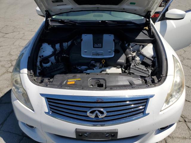 JN1CV6APXDM714068 - 2013 INFINITI G37 BASE Սպիտակ լուսանկար 11