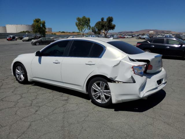 JN1CV6APXDM714068 - 2013 INFINITI G37 BASE Սպիտակ լուսանկար 2