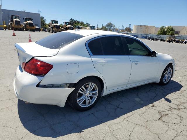 JN1CV6APXDM714068 - 2013 INFINITI G37 BASE Սպիտակ լուսանկար 3