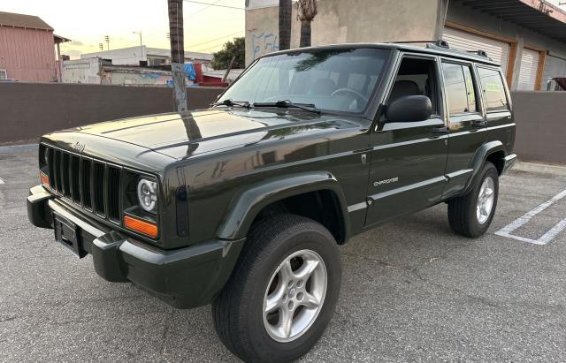 1J4FF48S01L625532 - 2001 JEEP CHEROKEE SPORT Жасыл фото 2