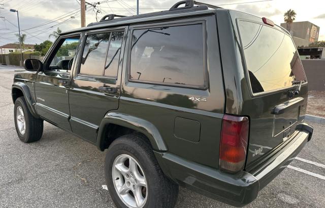 1J4FF48S01L625532 - 2001 JEEP CHEROKEE SPORT Жасыл фото 3