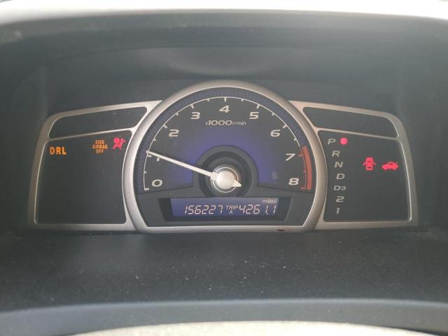 2HGFA169X8H322205 - 2008 HONDA CIVIC EXL GRAY photo 9