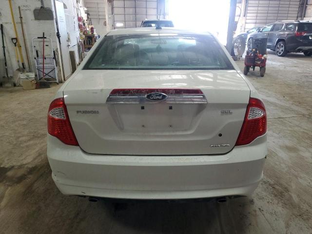 3FAHP0JG0CR310704 - 2012 FORD FUSION SEL WHITE photo 6